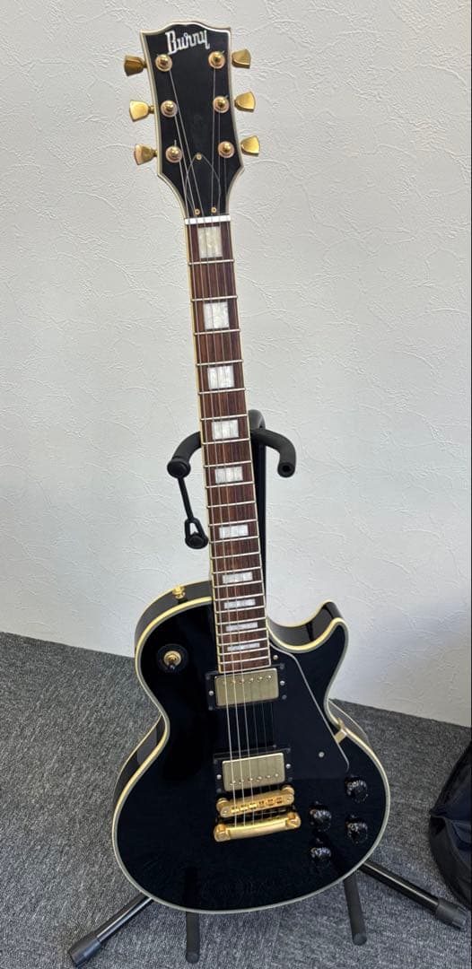 ハバーンド　Burny ブラック エレキギター レスポールスタイル