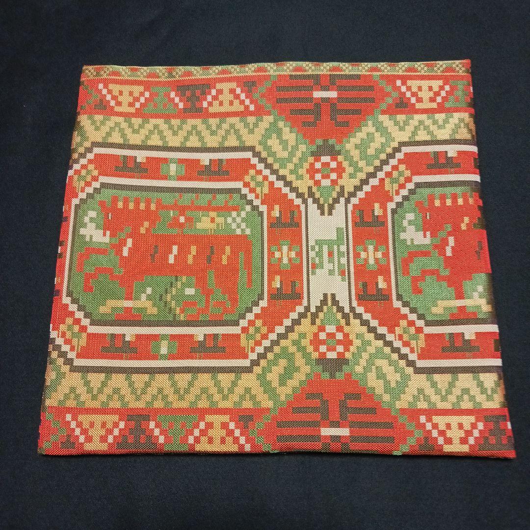 龍村平蔵 出帛紗瑞典祭馬文