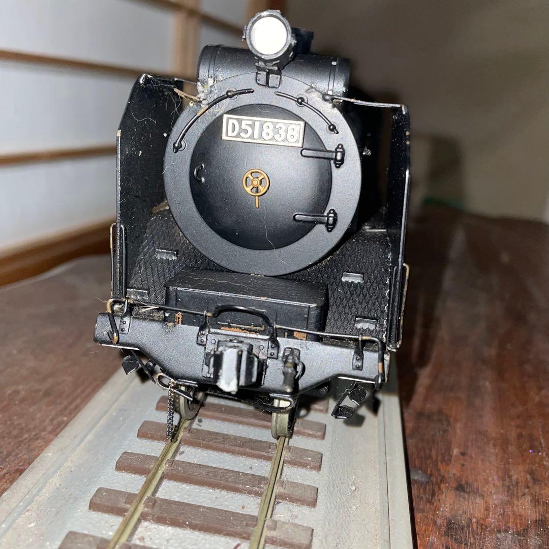 蒸気機関車D51838模型