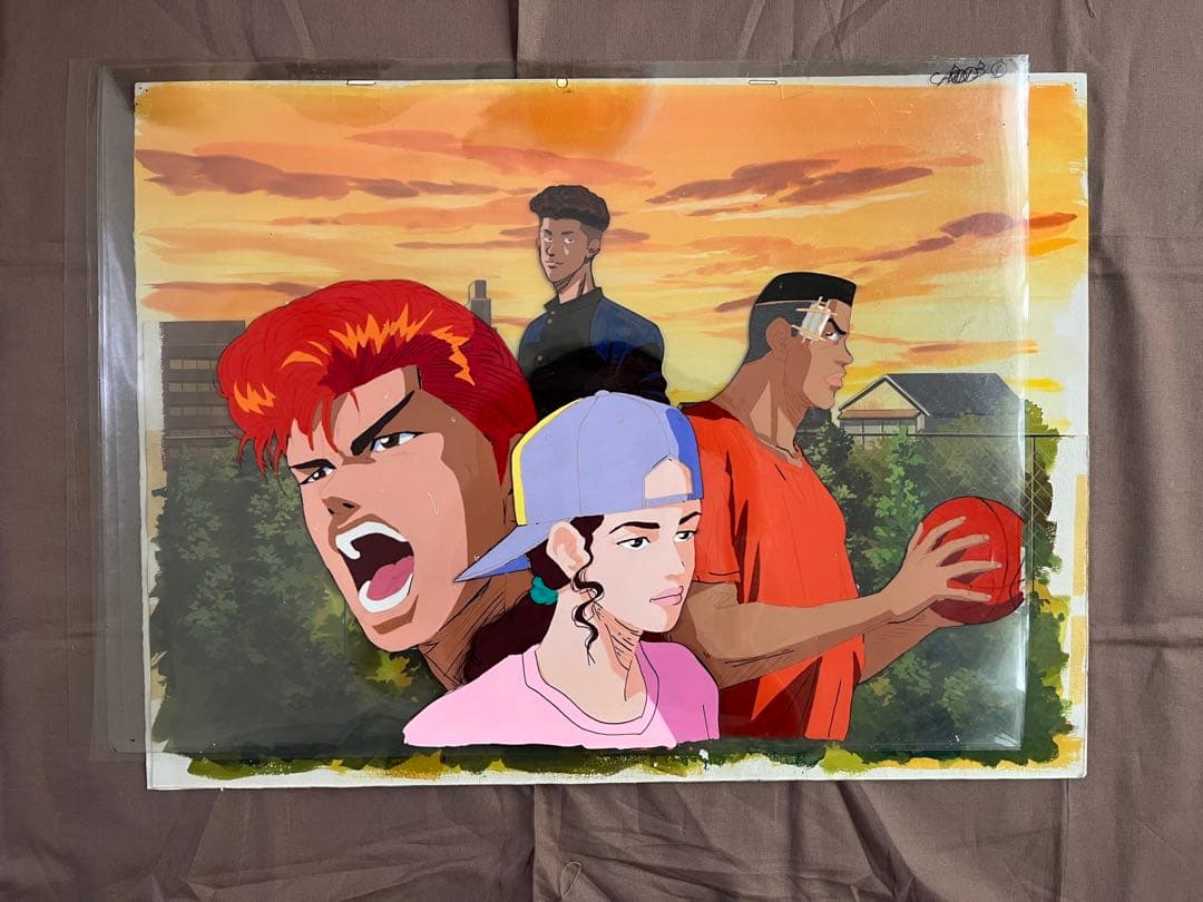 スラムダンク セル画 背景付き