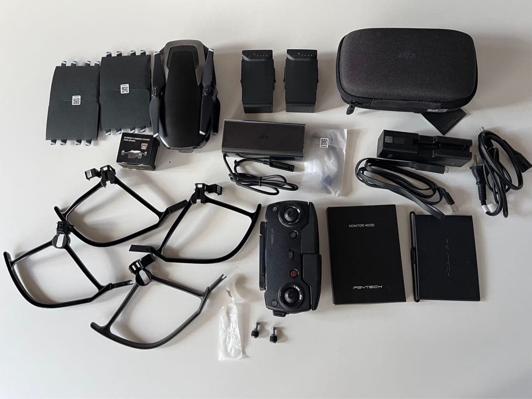 ドローン DJI MAVIC AIR(黒）専用ケースセット