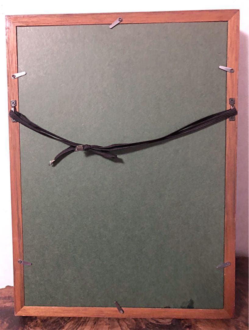 絵画 稀少 限定 小型 饕餮文 青銅鐸紋 中国段通 額装 タペストリー