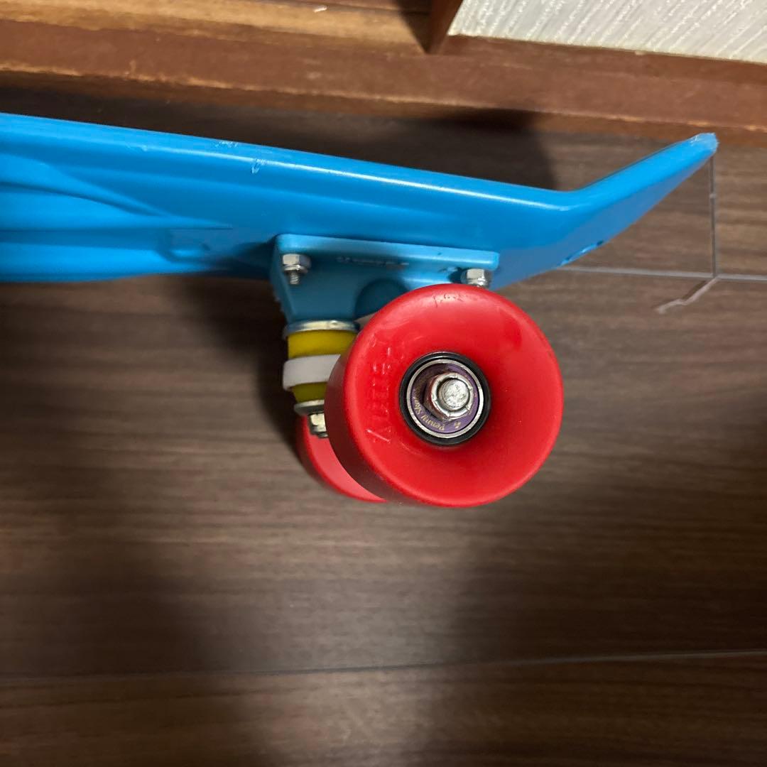 美品 Penny ペニー スケートボード 青 赤 トリコロール ミニクルーザー