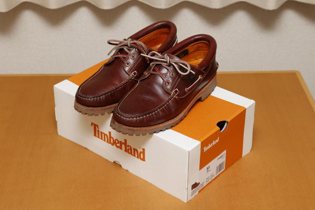 ティンバーランド　スリーアイ(3eye)　クラシックラグ　バーガンディ