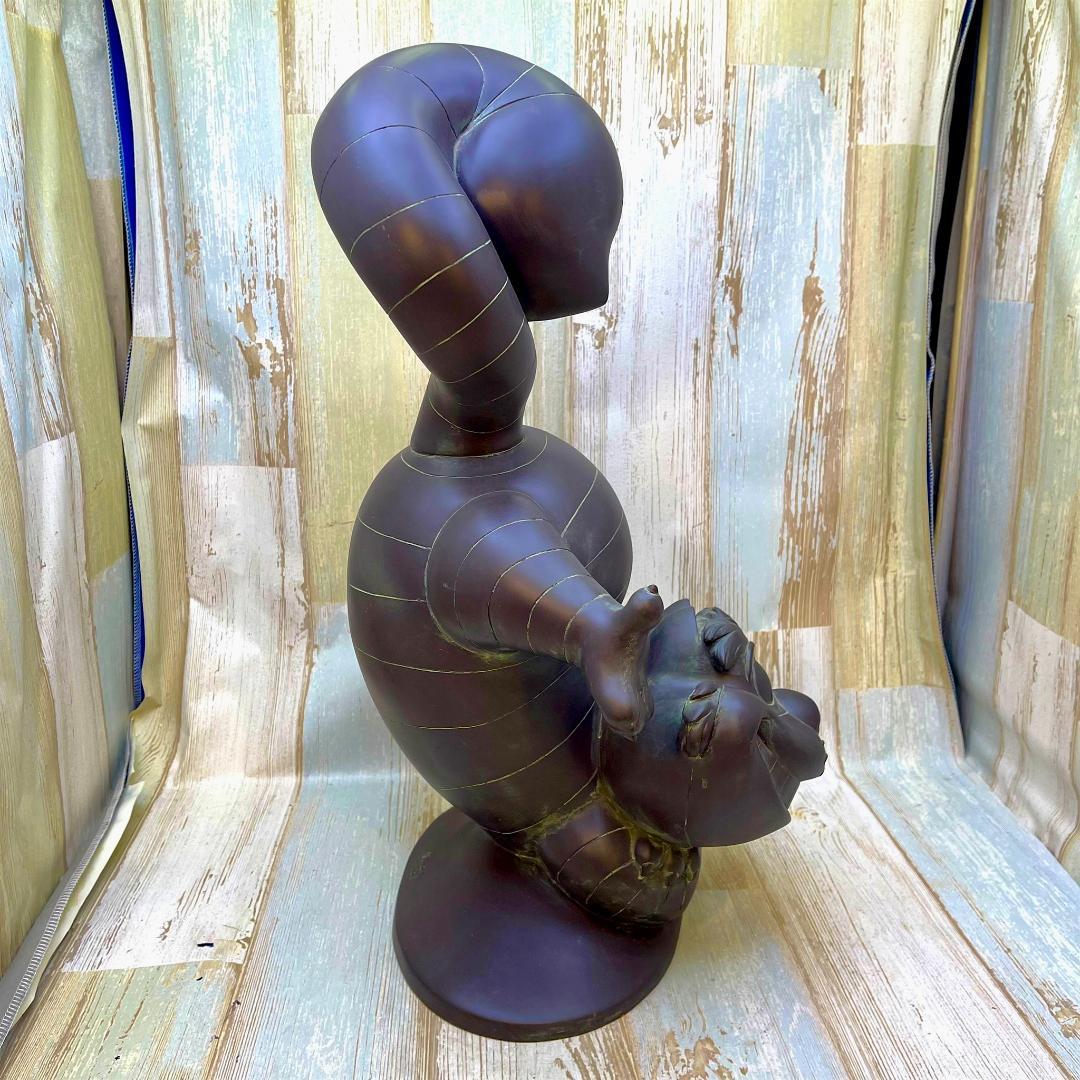 不思議の国のアリス ブロンズ像風 不思議の国のアリス チェシャ猫 フィギュア