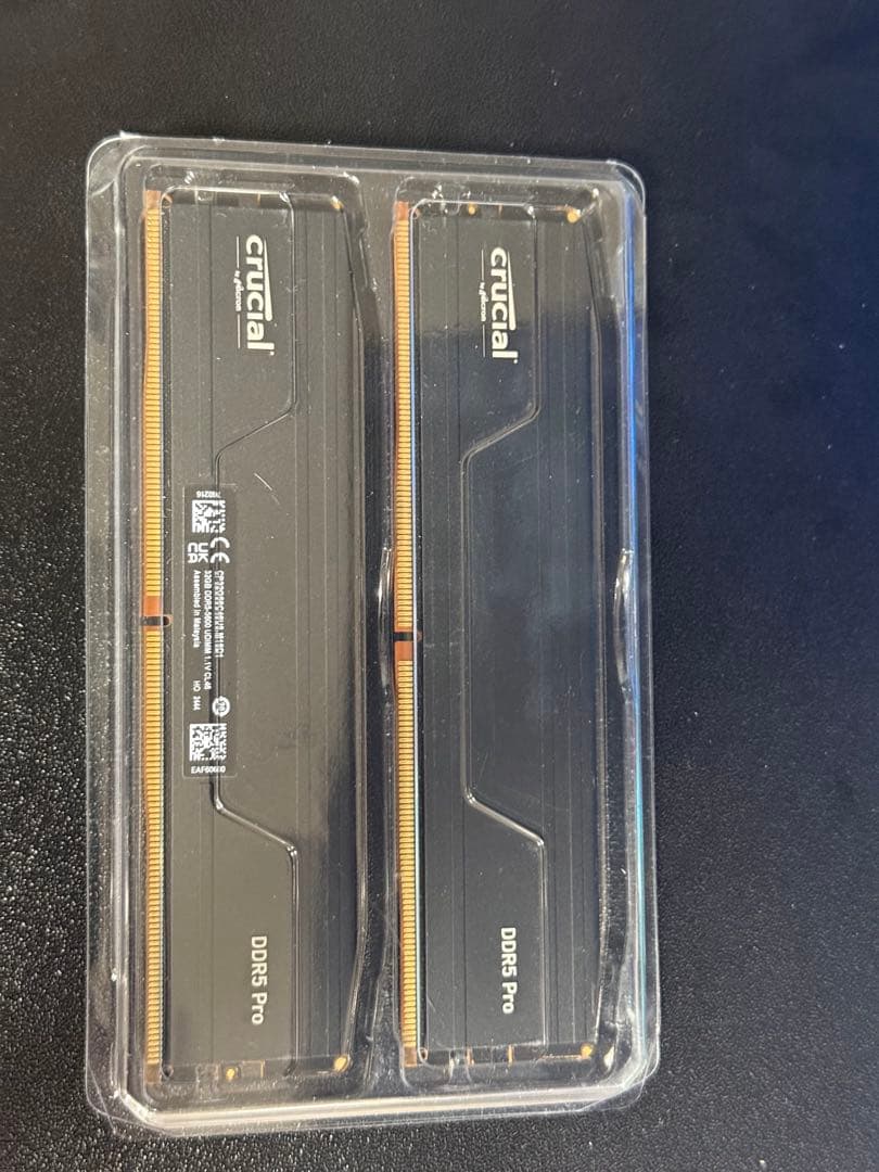 crucial DDR5 2x32GB 64GB DDR5 Pro メモリー