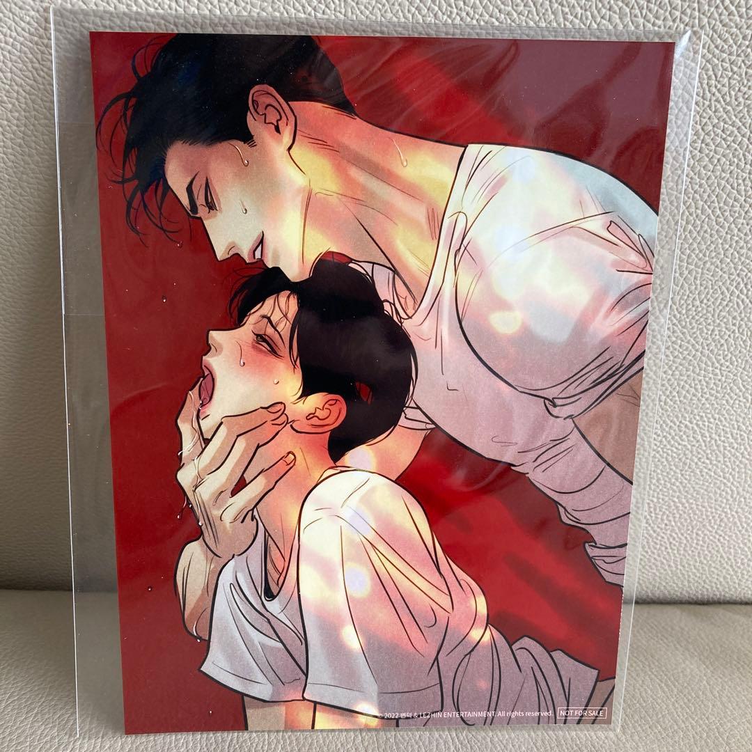 夜画帳　韓国版　特典　ブロマイド　ポストカード　イラストカード