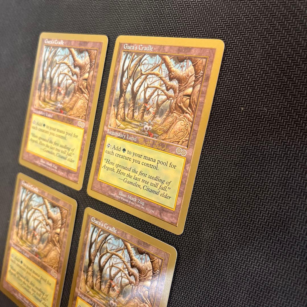 mtg ガイアの揺籃の地 Gaea's Cradle 金枠 4枚セット