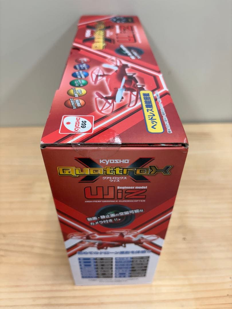 ドローンQuattroX Wiz クアトロックス ウィズ レッド ビギナーモデル