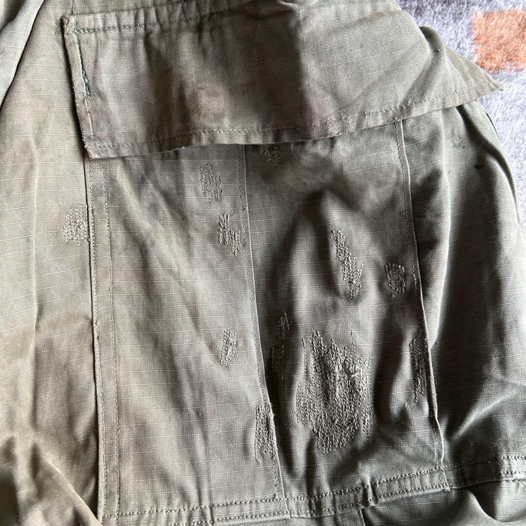 ベトナム戦争 実物使用品ジャングル ファティーグ 4th 米軍放出品