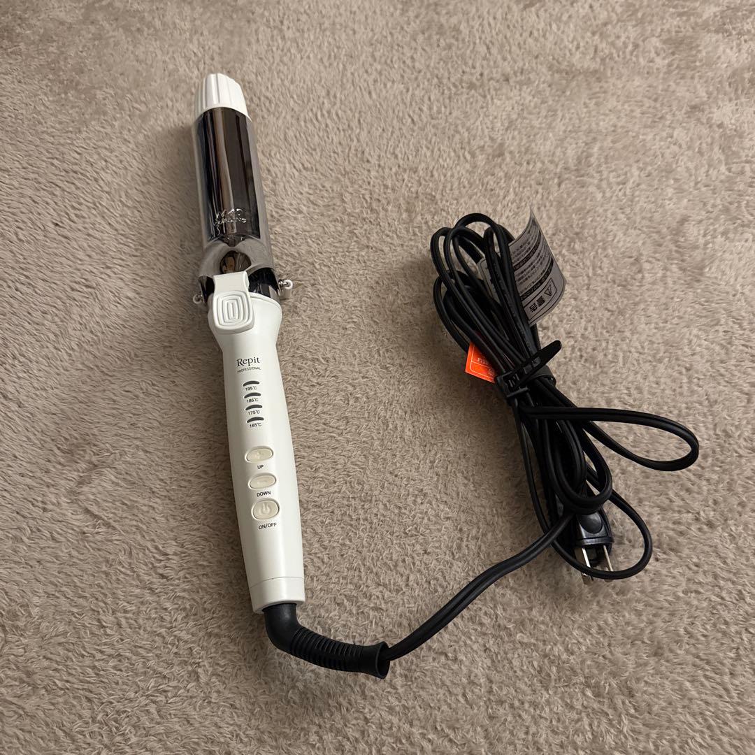 クレイツRepit M40 カールヘアアイロン ホワイト