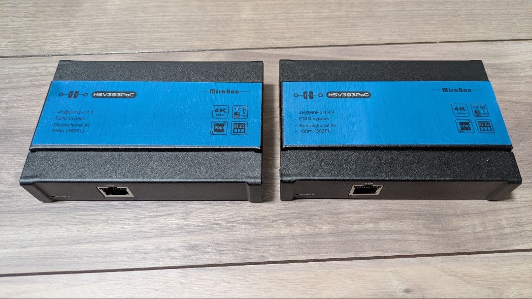mirabox HDMI延長器LAN接続 4K対応 送信機と受信機セット