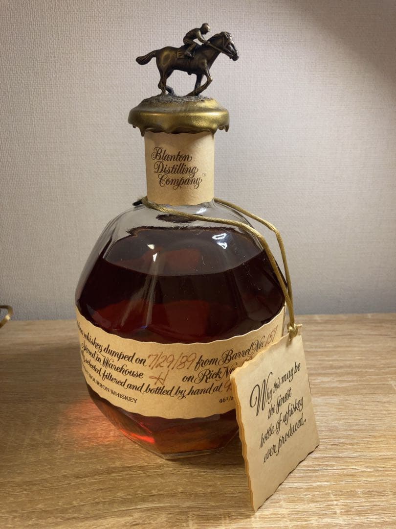 ブラントン　ウィスキー　750ml バーボン　whiskey 89年　冊子付き