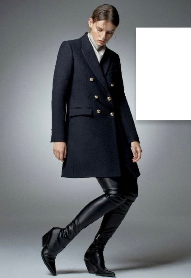 【未使用】ZARA MANTECO ダブルブレストコート