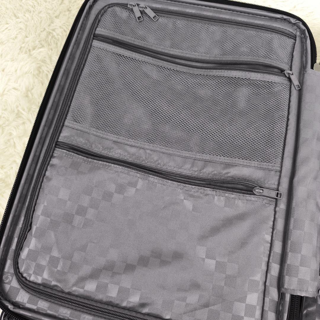 ✨極美品✨ サムソナイト キャリーケース カーボン調 機内持込 4輪 銀