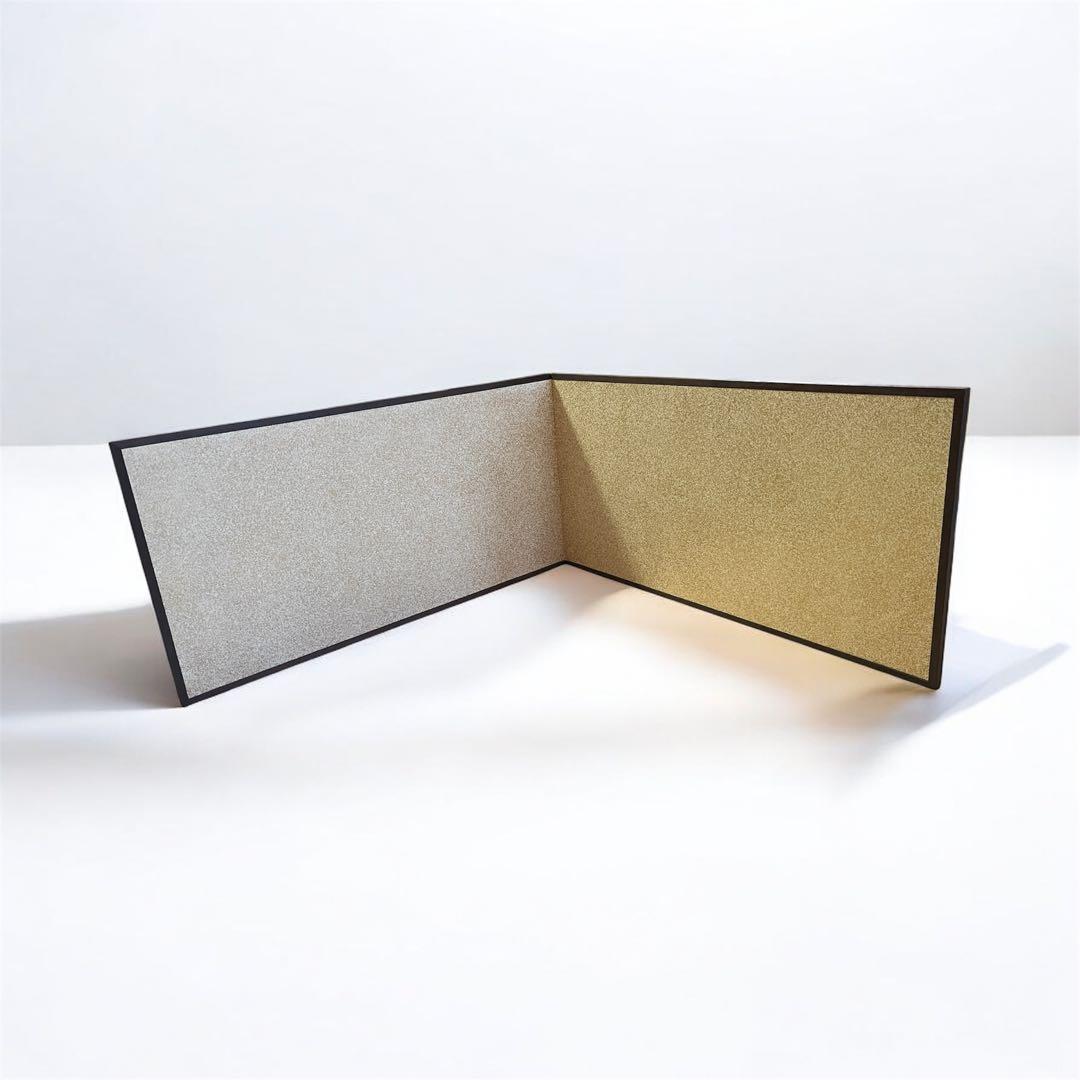 茶道具 桑縁 京間用 金砂子 風炉先屏風 元箱