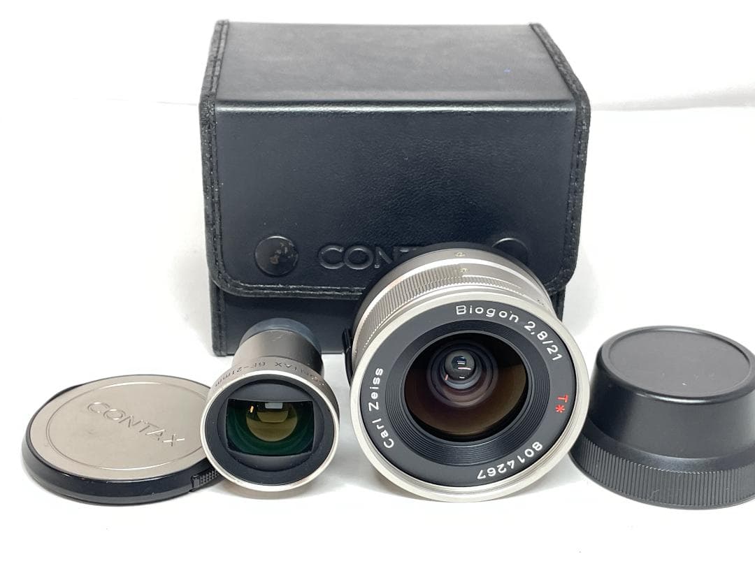 ケース付き CONTAX Biogon T 21mm F2.8＋GF-21