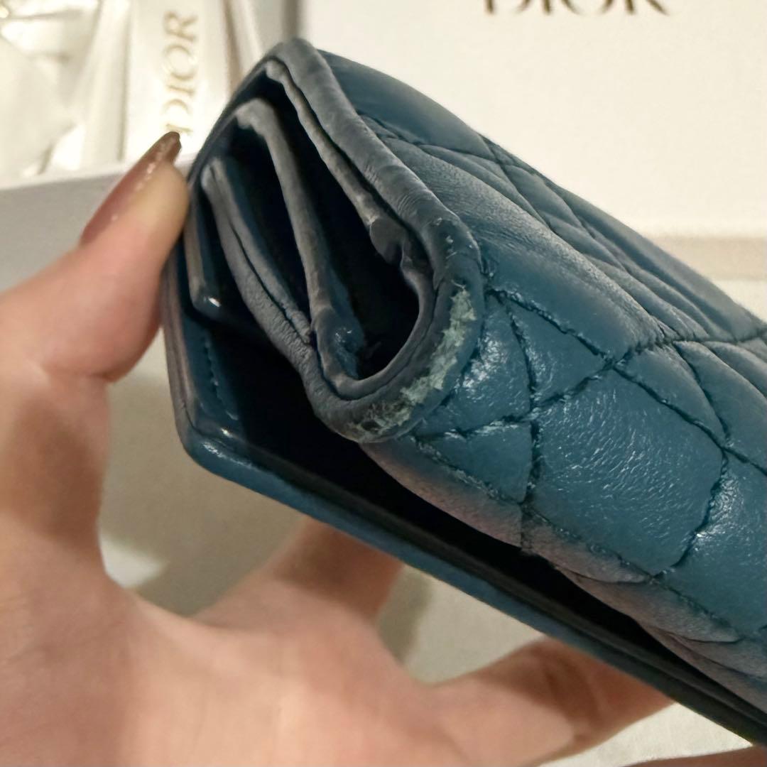 Dior ディオール レザー 三つ折り 財布 ウォレット