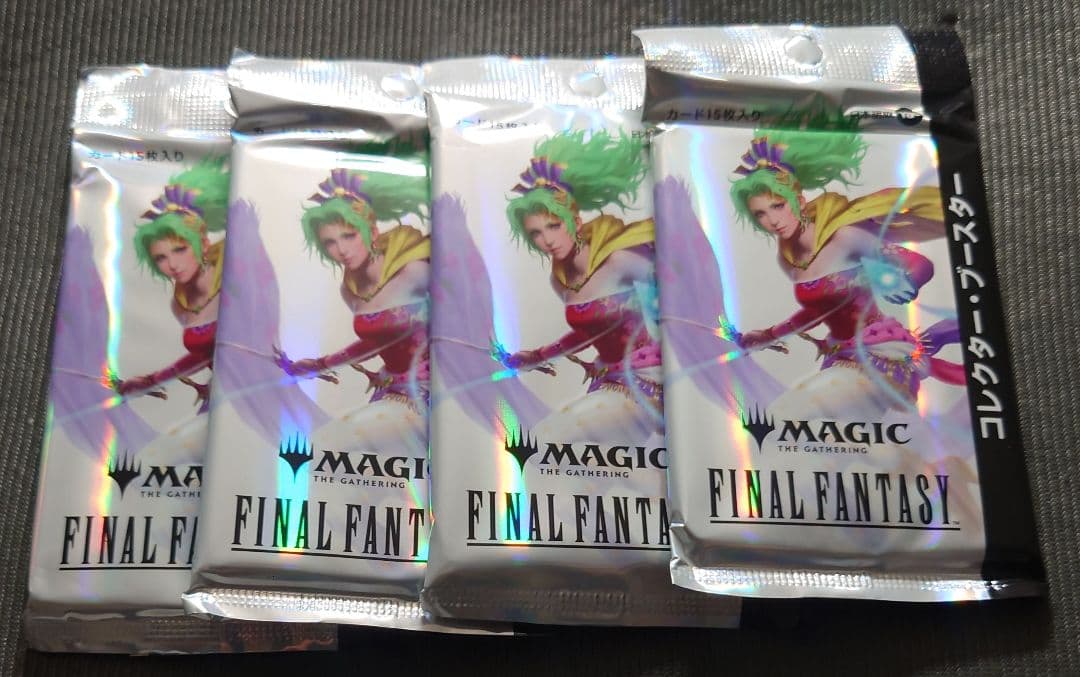 mtg 稀少 ファイナルファンタジー コレクターブースター 4個セット 日本語