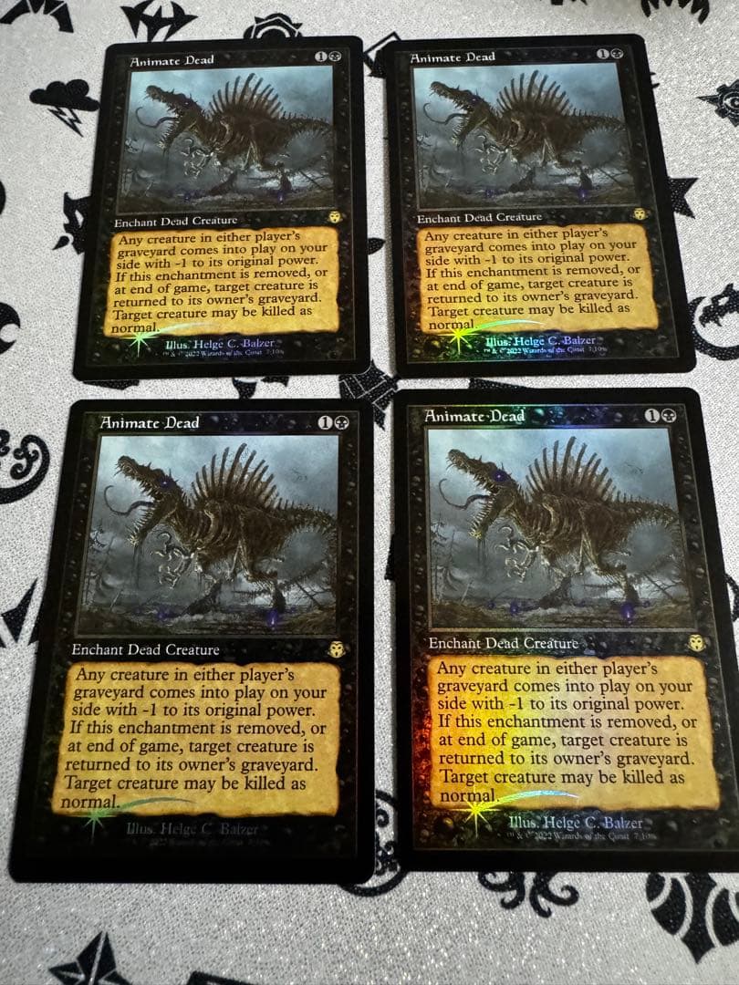4枚セット 動く死体 foil 英語 ジャッジ褒賞