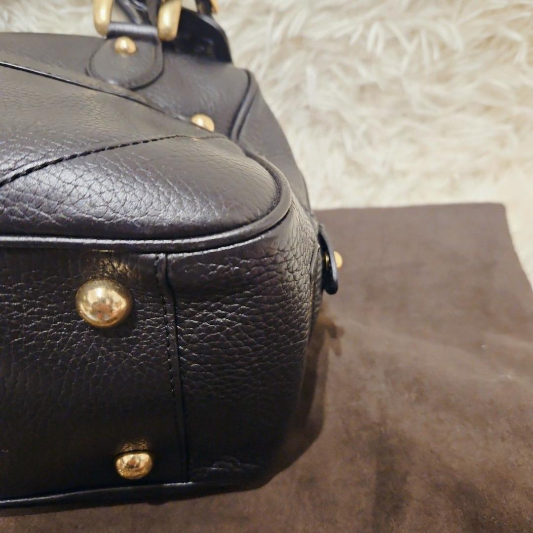 美品 J&M DAVIDSON ミニミア ハンドバッグ ミニボストン 鍵付き