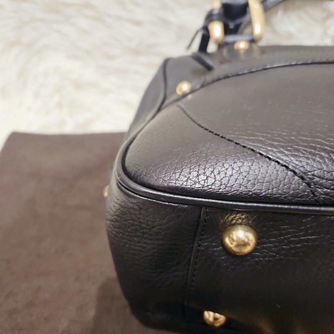 美品 J&M DAVIDSON ミニミア ハンドバッグ ミニボストン 鍵付き