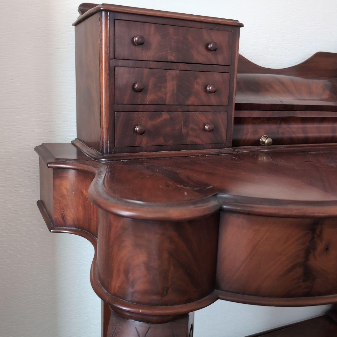 アンティーク木製文机 西洋 大正