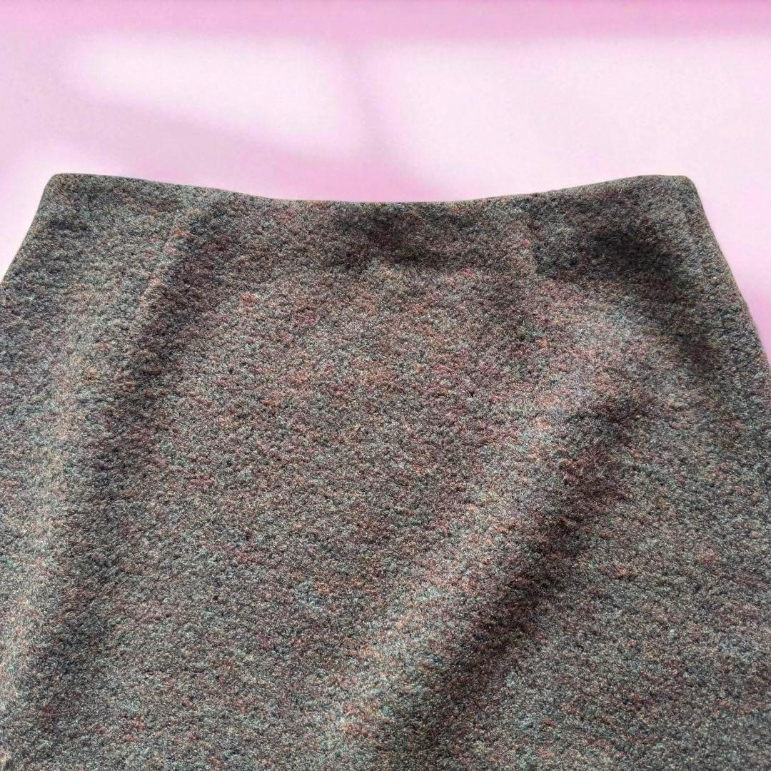 美品✨ザロウ THE ROW ツイード調 起毛　ウールスカート 2