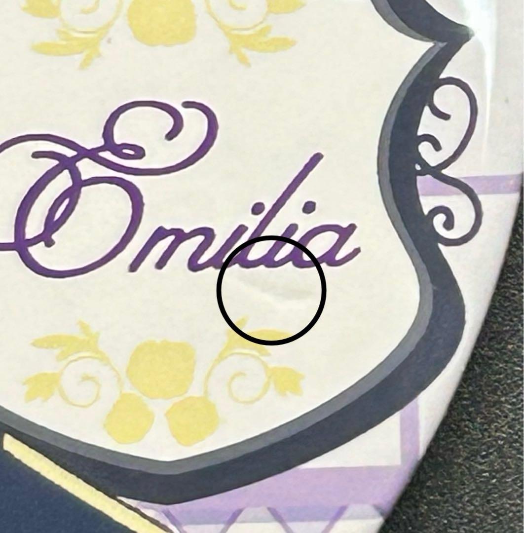 Re:ゼロから始める異世界生活 エミリア セガコラボ　カフェ 缶バッジ リゼロ