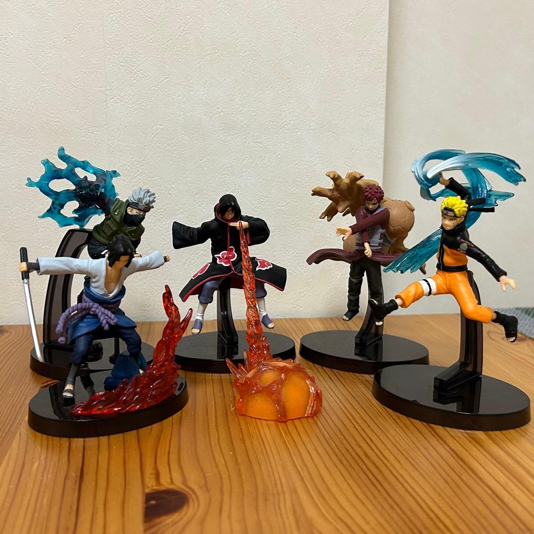 NARUTO疾風伝 激闘忍術絵巻 全5種フルコンプ フィギュア