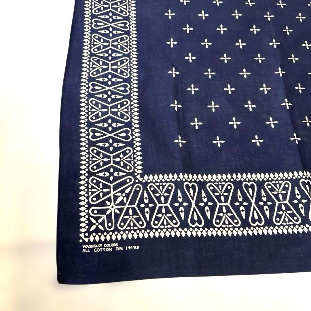 ミントコンディション　WAMCRAFT クロス柄バンダナ