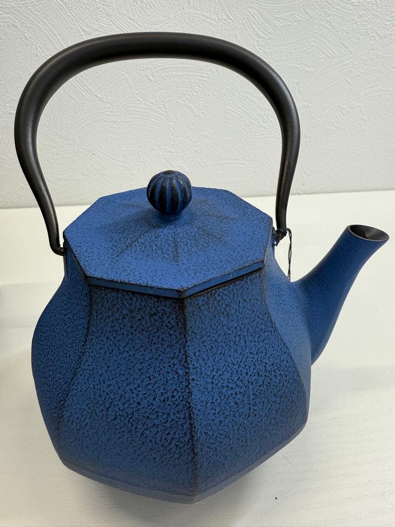 南部鉄器 青 鉄瓶「みやび」