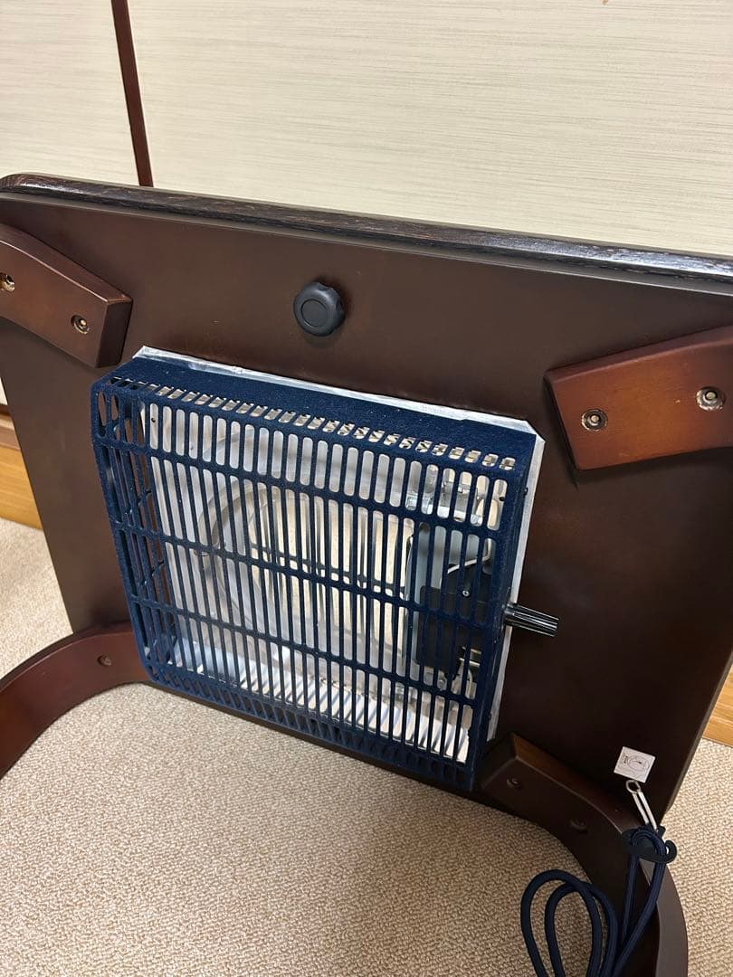 パーソナル こたつ 一人用 高さ3段階調節 ハイタイプ 長方形 コンパクト