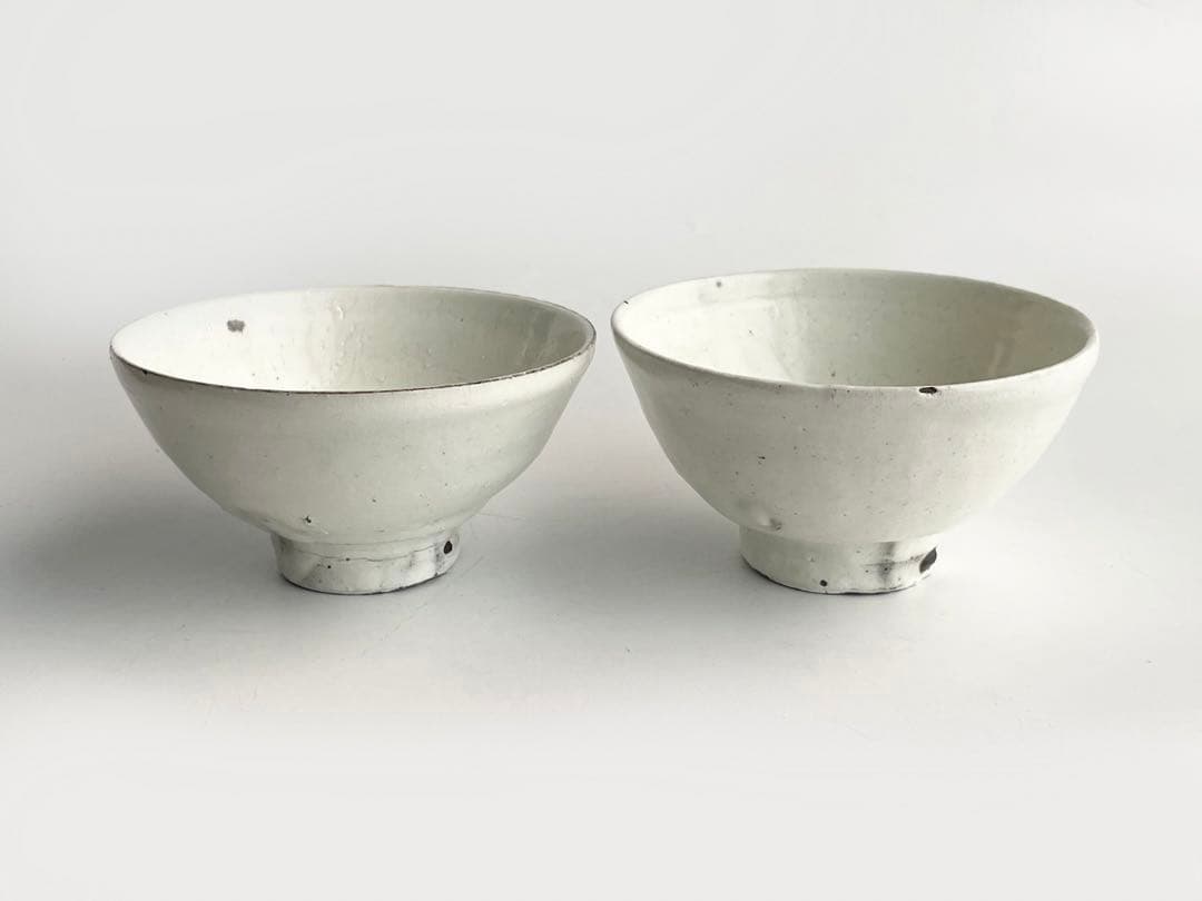 陶芸家　小林東五　粉引　粉吹　小碗　番茶器　汲出　盃　李朝　對州