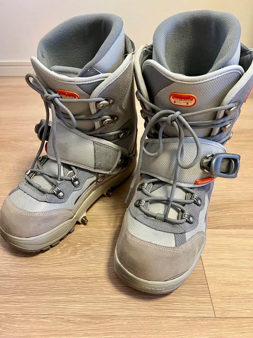 kiss mark スノーボードブーツ グレー