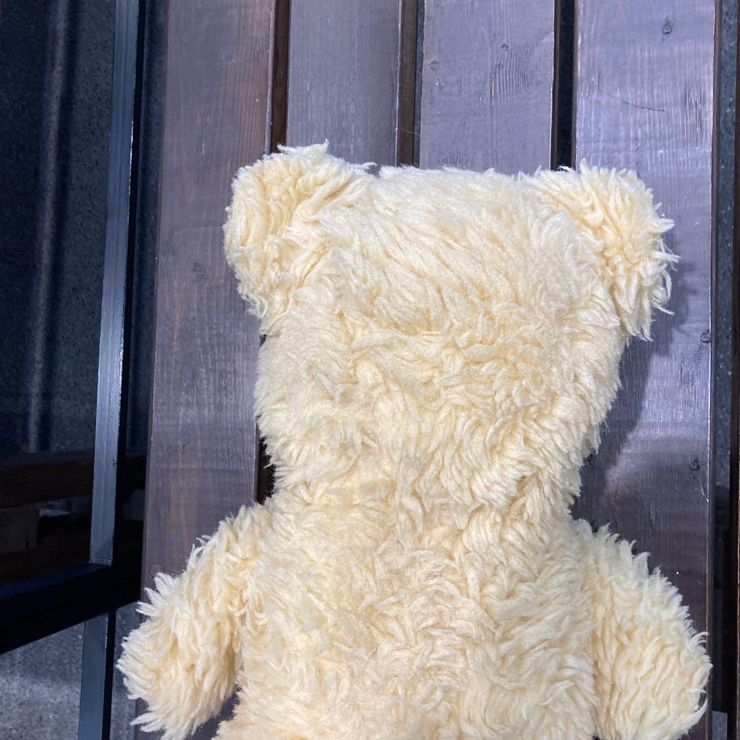 イギリス製アンテークのクマ型ぬいぐるみ　王室限定品