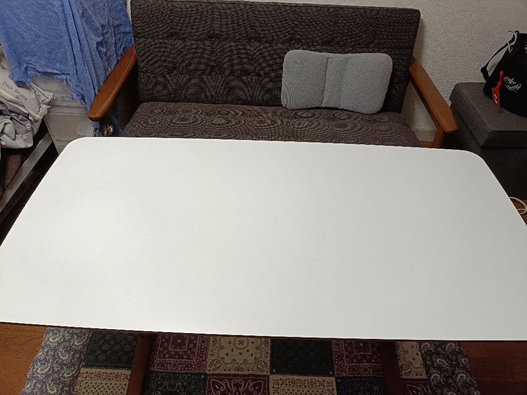 カリモク60　メラミン　カフェテーブル　ホワイト