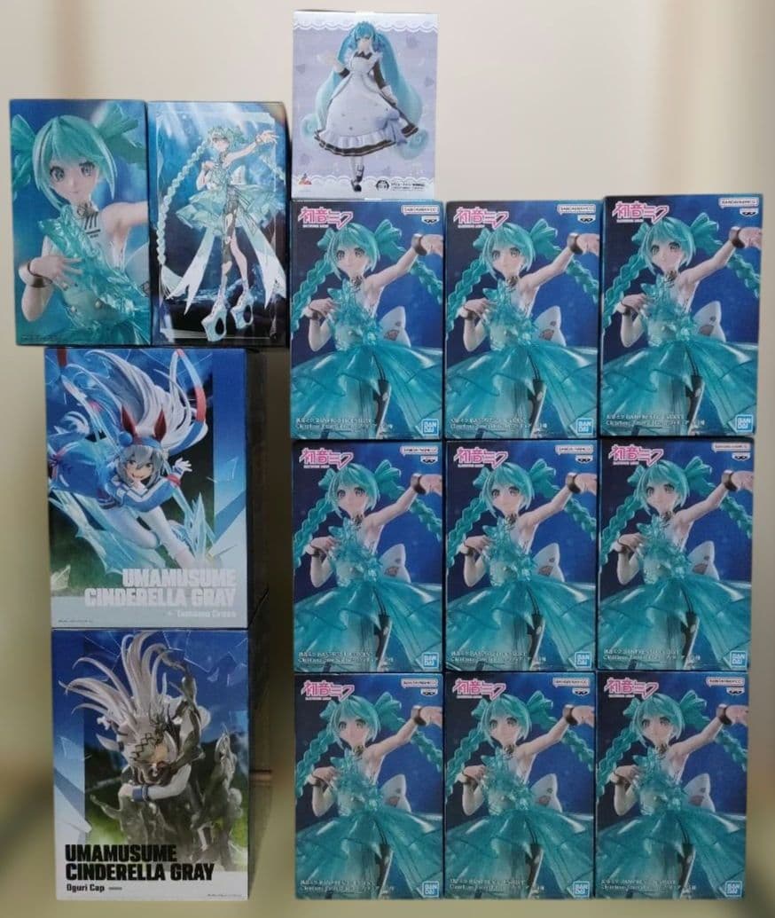 14点（匿名配送）ウマ娘 シンデレラグレイ 初音ミク　フィギュアセット