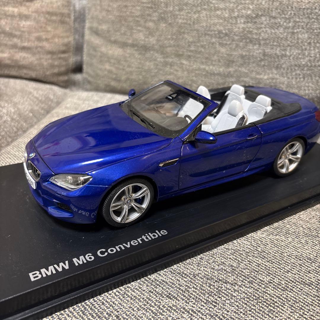 BMW M6 Convertible ミニカー　ブルー