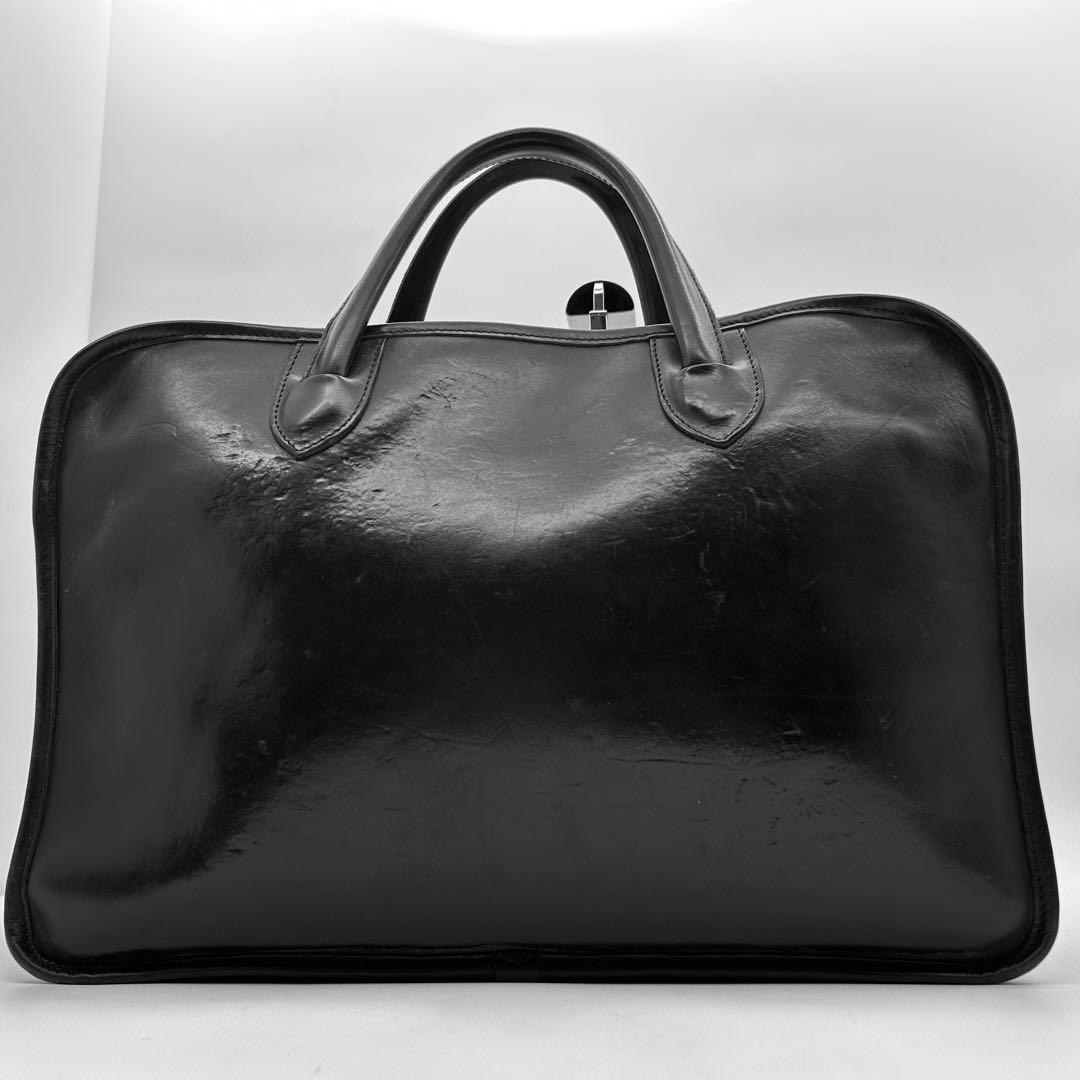 定価12.1万円　フェリージ　ビジネスバッグ　アコーディオン　レザー　三室　廃盤