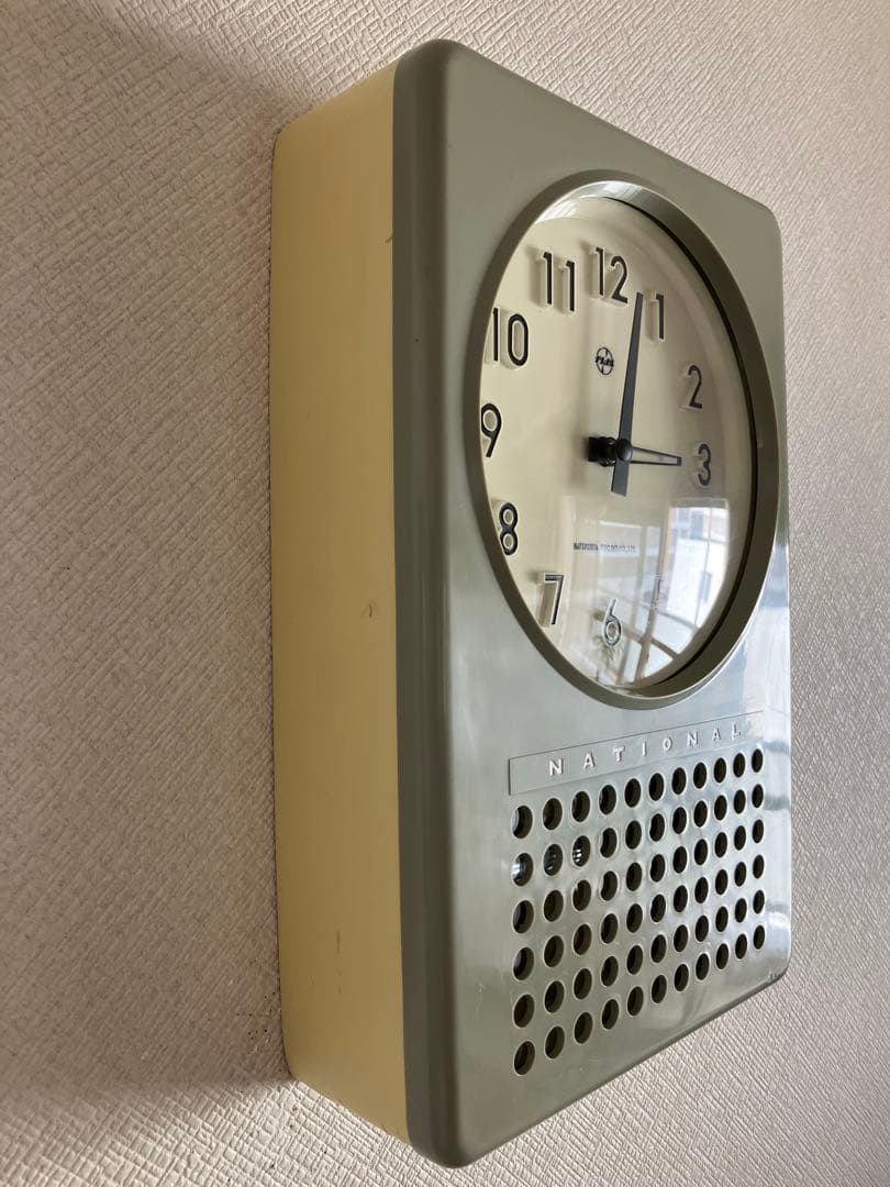 National(現Panasonic)電磁式振り子時計　昭和30年代