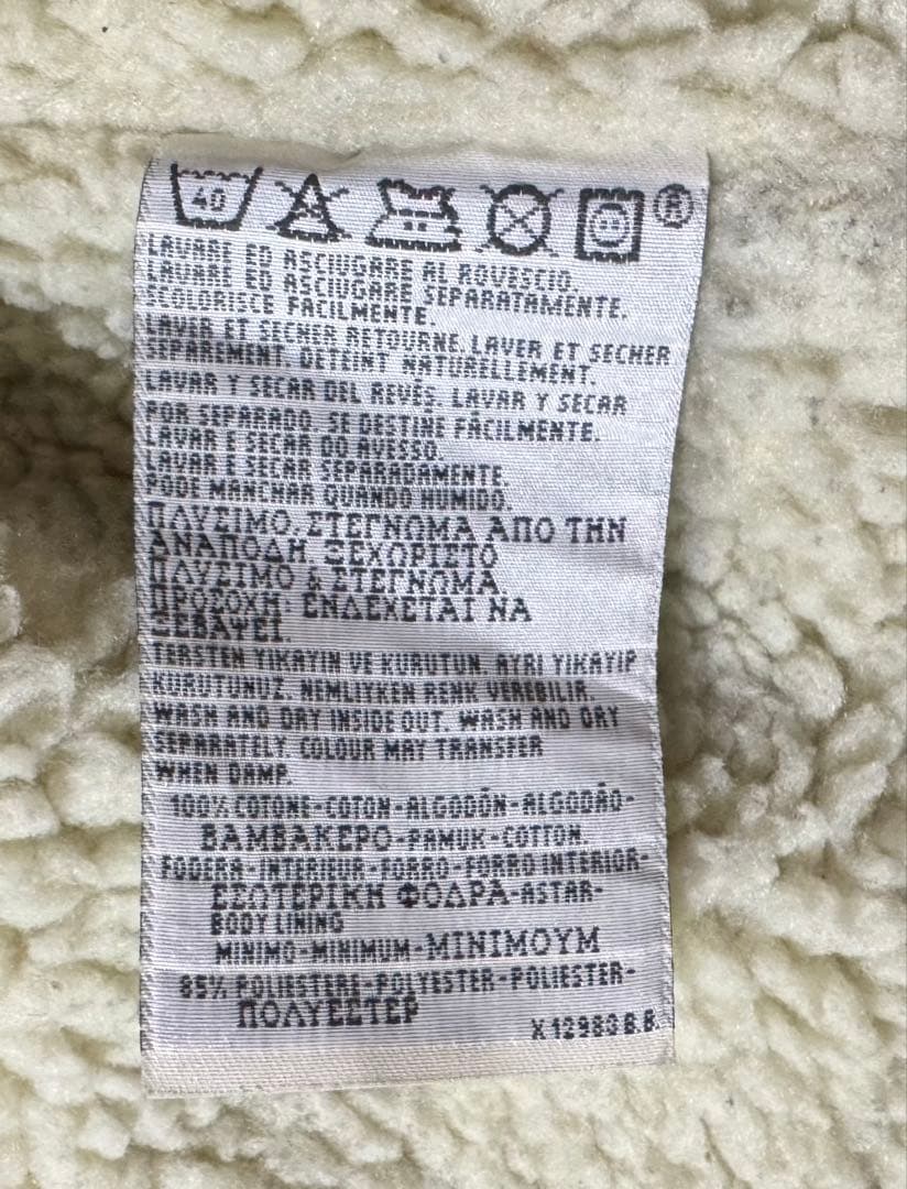 90s EURO Levi's 71500 コーデュロイ ボアジャケット XL