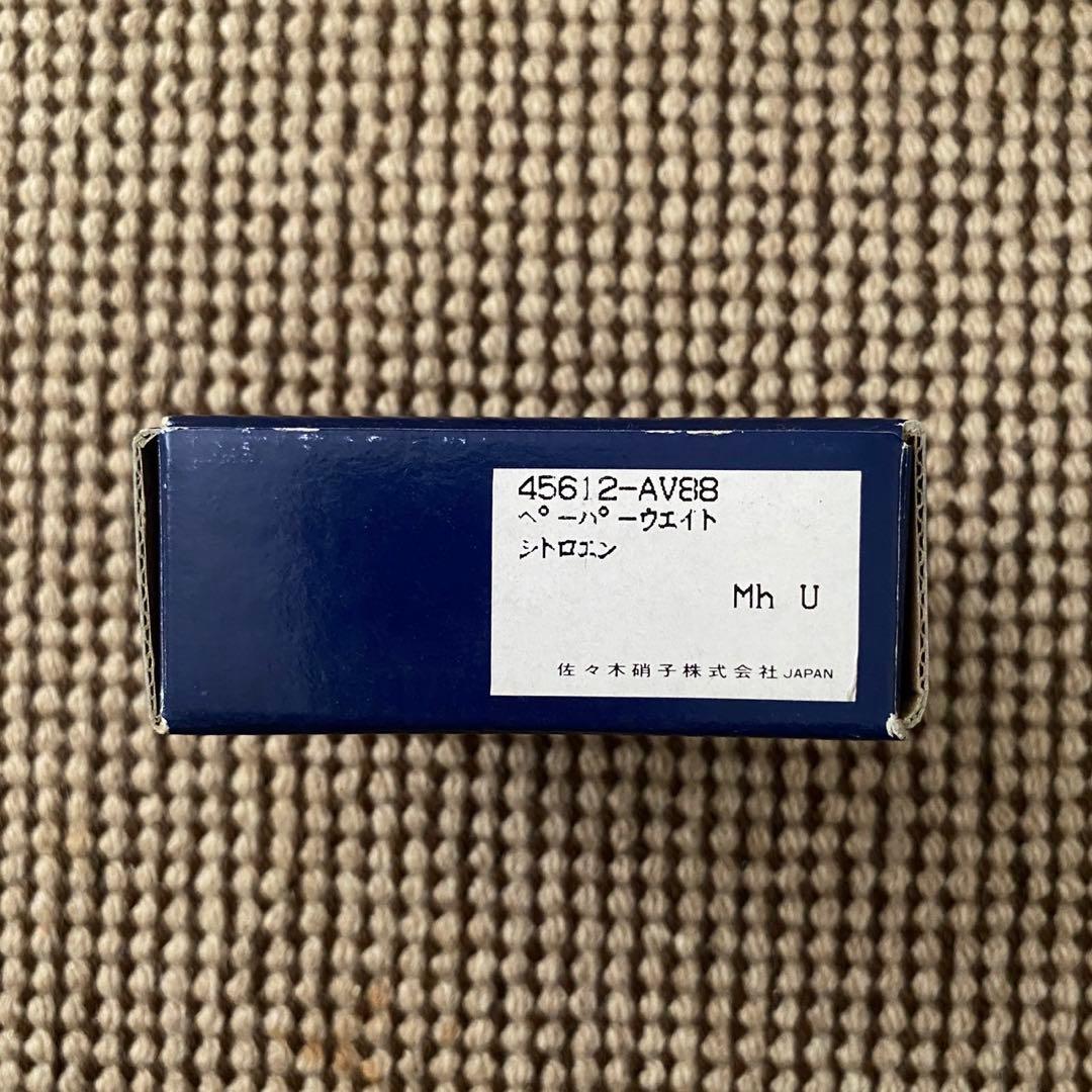 CITROËNxSEIBU限定ノベルティーオリジナルボックス付＆ペーパーウエイト