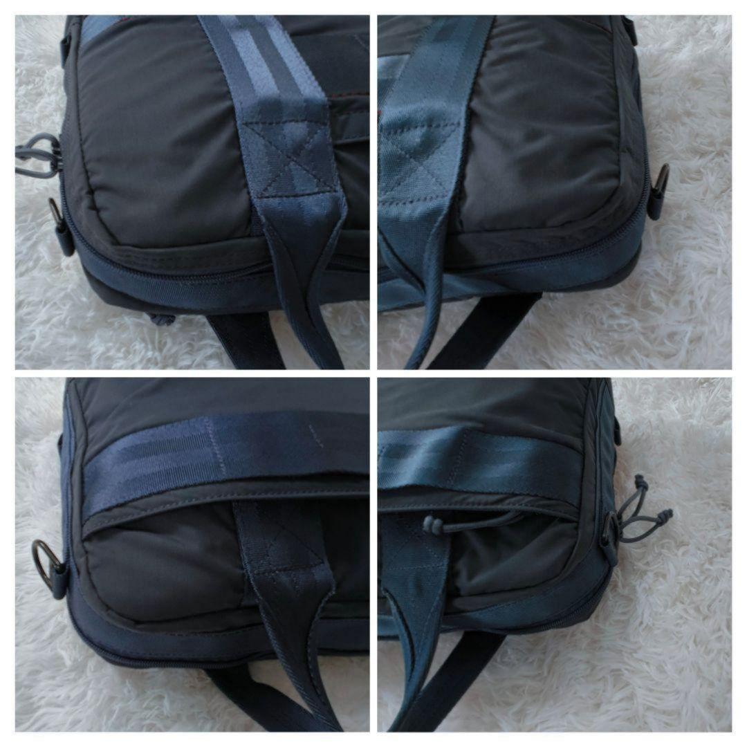 美品　ブリーフィング　 ビジネス　ショルダー　ハンド　ネイビー　2way　A4