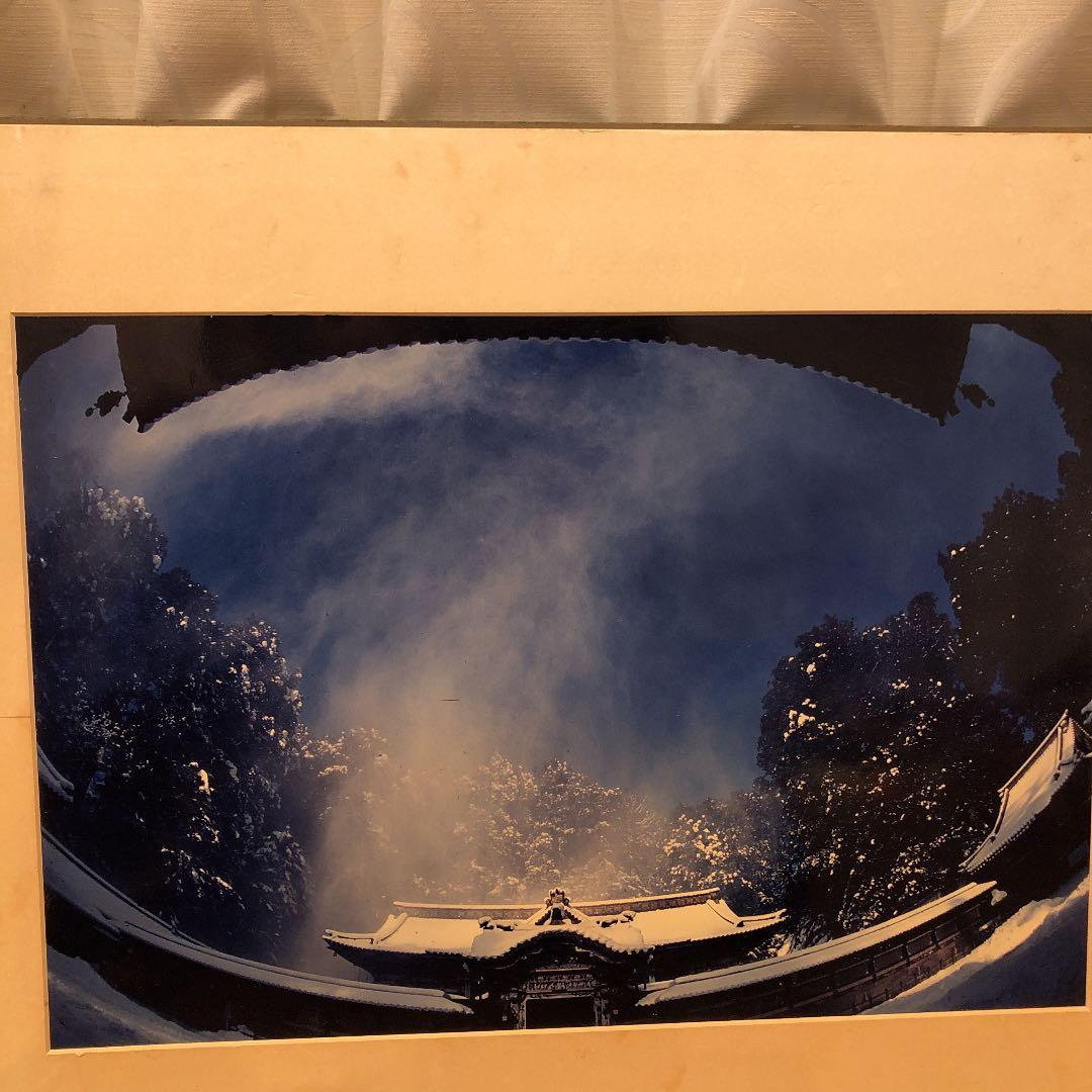 日光東照宮　冬の陽明門、北極星　写真