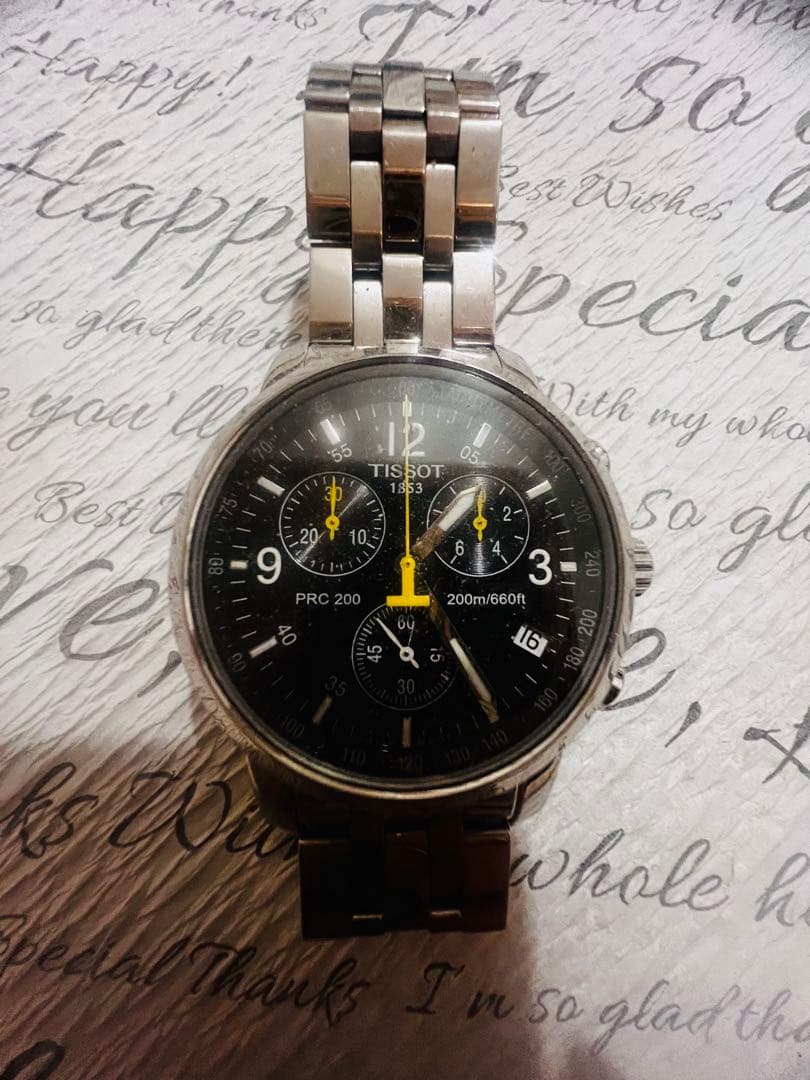 TISSOT PRC 200 クロノグラフ 腕時計