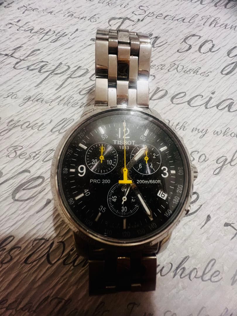 TISSOT PRC 200 クロノグラフ 腕時計