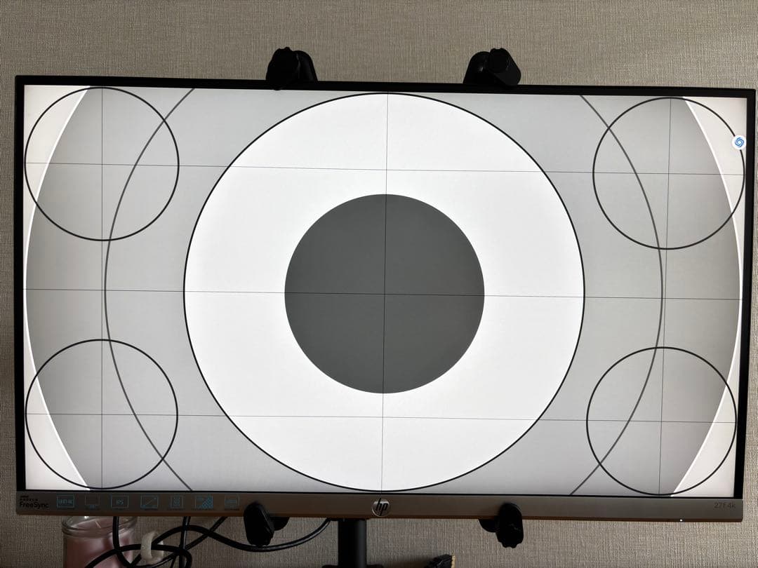 HP 27f 4k ディスプレイ モニターアーム付