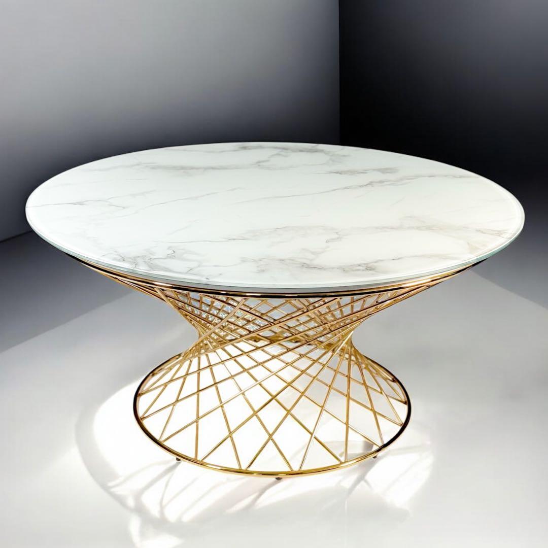 HR717 マーリアコーヒーテーブル （大理石ゴールド） Francfranc