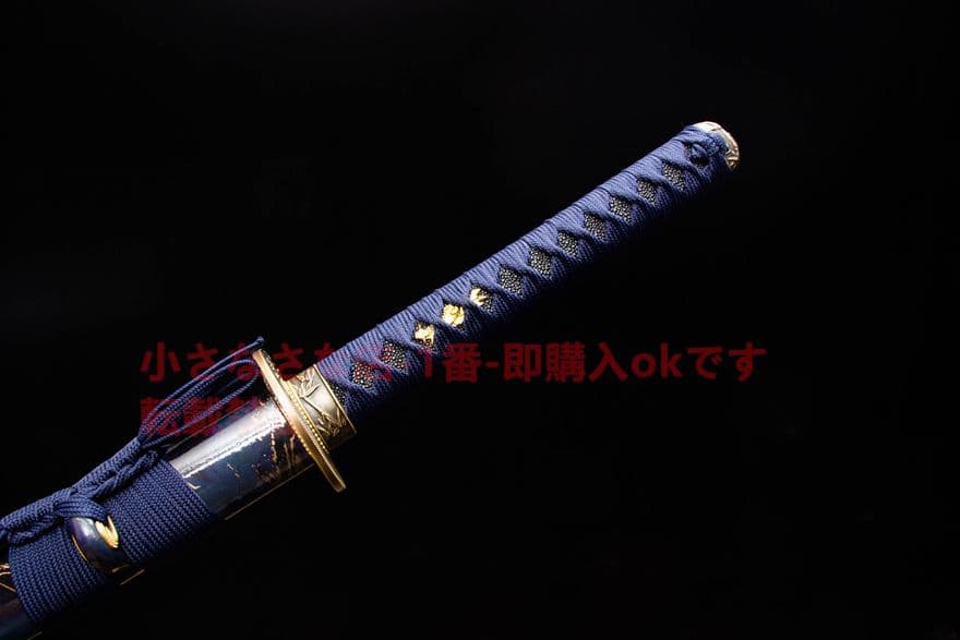 膝切武士刀-高性能マンガン鋼 武具　刀装具　日本刀　模造刀 居合刀